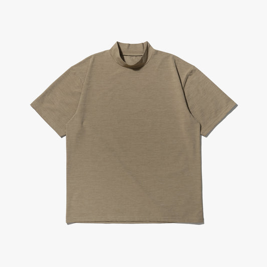 [BD_008] UL-DRA  MOCK NECK S/S TEE