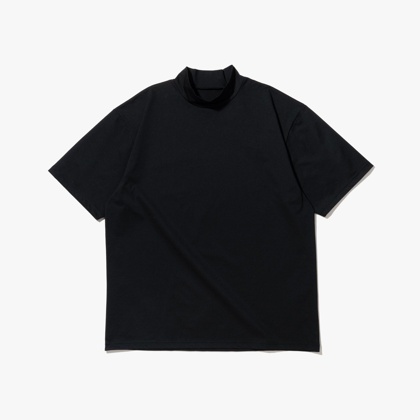 [BD_008] UL-DRA  MOCK NECK S/S TEE