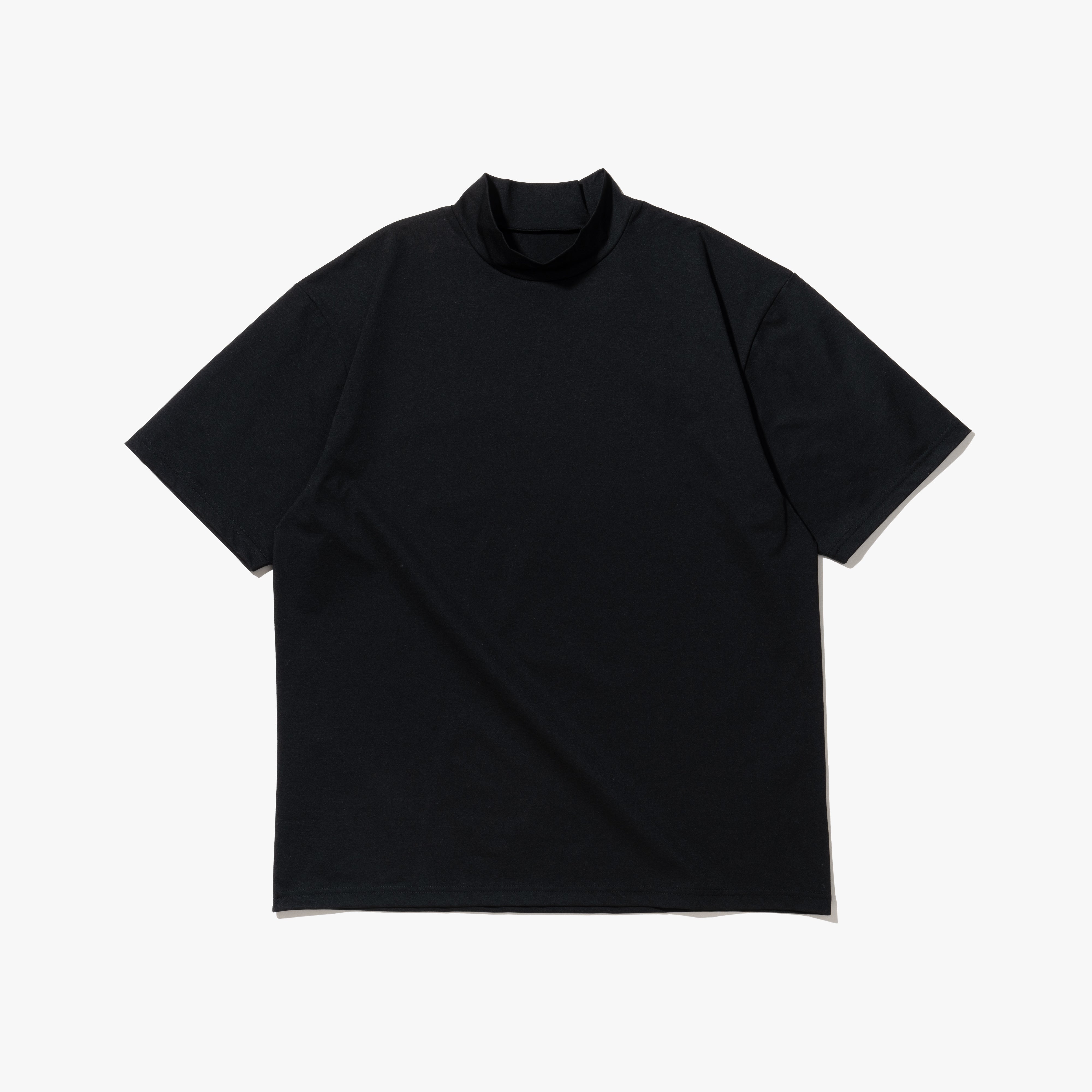 [BD_008] UL-DRA  MOCK NECK S/S TEE