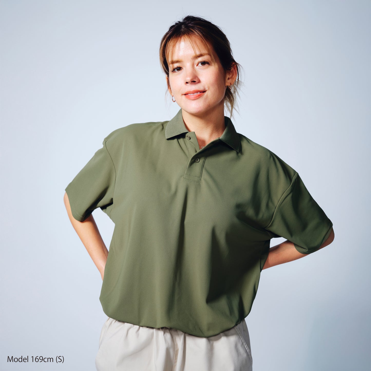 MIEZ  KANO-KO OVER SIZE POLO S/S SHIRTS