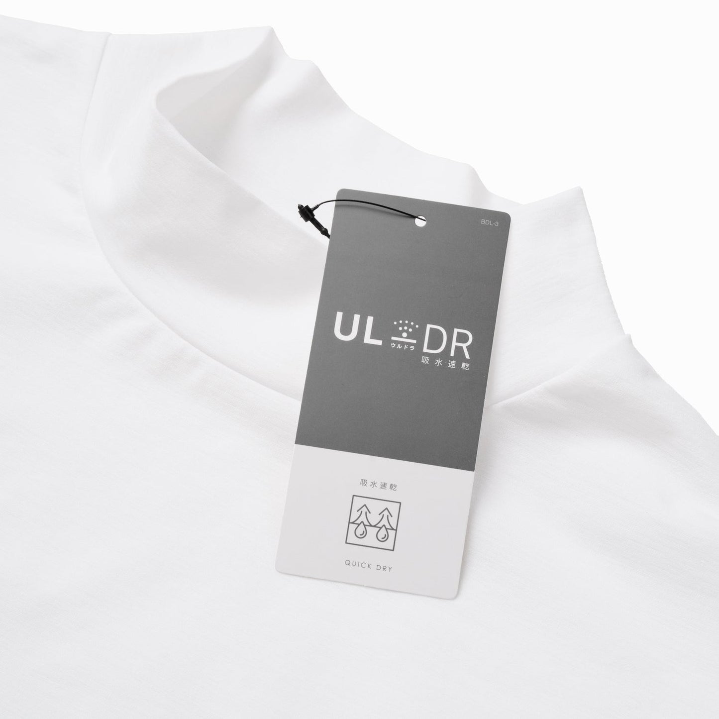 [BD_008] UL-DRA  MOCK NECK S/S TEE